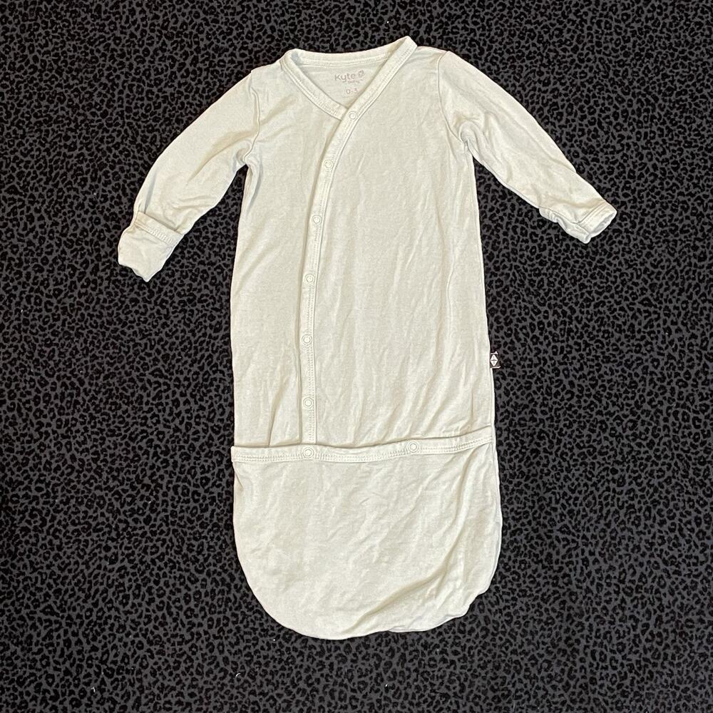 Kyte Baby Sleeper Sack Newborn 0-3 Months Bunting Gown Pajamas Green Bamboo
